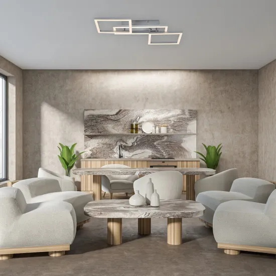 Rábalux Ellinor króm LED mennyezeti lámpa (RAB-71382) LED 1 izzós IP20