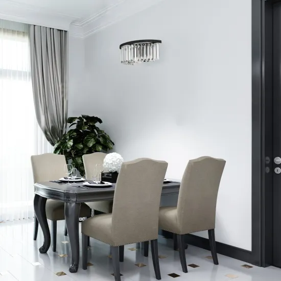 Rábalux Eloisa fekete fali lámpa (RAB-71092) E27 1 izzós IP20