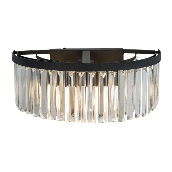 Rábalux Eloisa fekete fali lámpa (RAB-71092) E27 1 izzós IP20