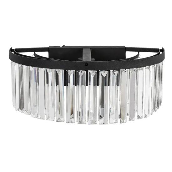 Rábalux Eloisa fekete fali lámpa (RAB-71092) E27 1 izzós IP20