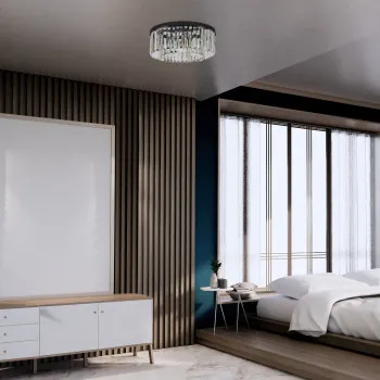 Rábalux Eloisa fekete mennyezeti lámpa (RAB-71093) E27 3 izzós IP20