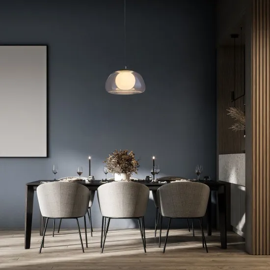 Rábalux Elowen fekete függesztett lámpa (RAB-72274) G9 1 izzós IP20