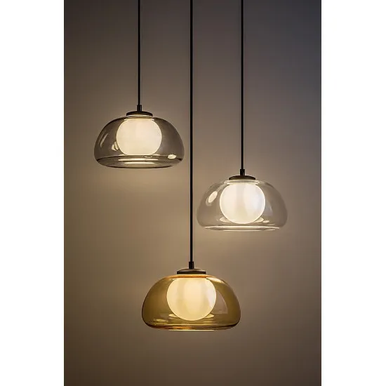 Rábalux Elowen fekete függesztett lámpa (RAB-72276) G9 3 izzós IP20