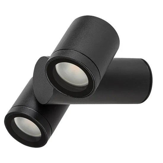 Rábalux Enol fekete kültéri állólámpa (RAB-77111) GU10 2 izzós IP44