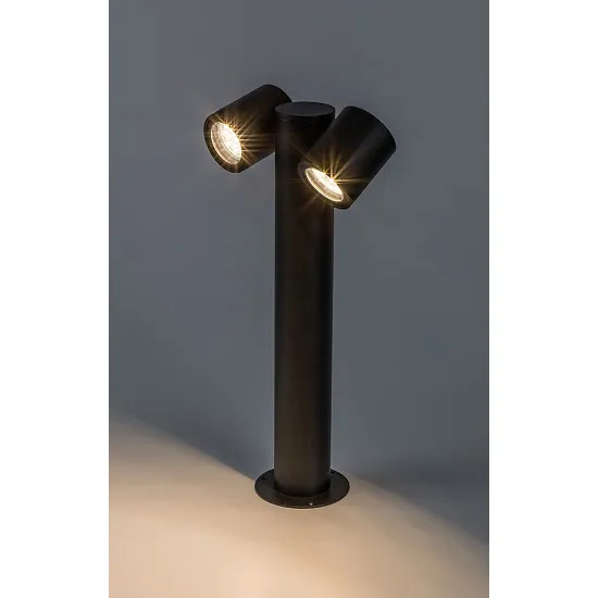 Rábalux Enol fekete kültéri állólámpa (RAB-77113) GU10 2 izzós IP44