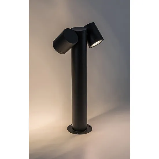 Rábalux Enol fekete kültéri állólámpa (RAB-77113) GU10 2 izzós IP44