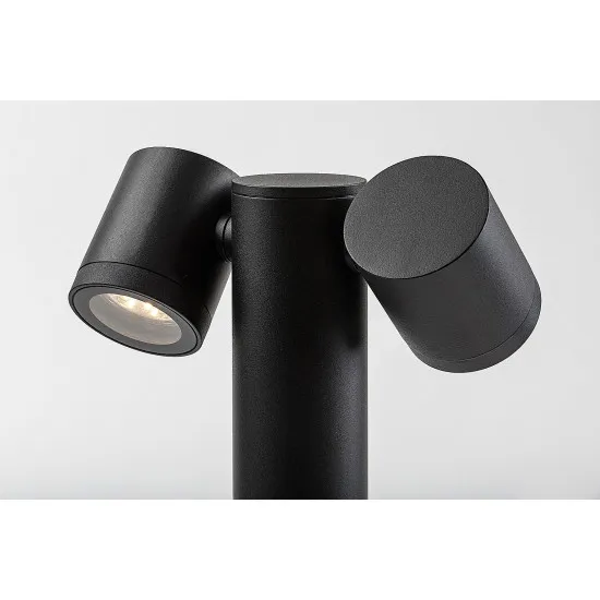 Rábalux Enol fekete kültéri állólámpa (RAB-77113) GU10 2 izzós IP44