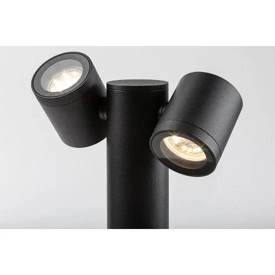 Rábalux Enol fekete kültéri állólámpa (RAB-77113) GU10 2 izzós IP44