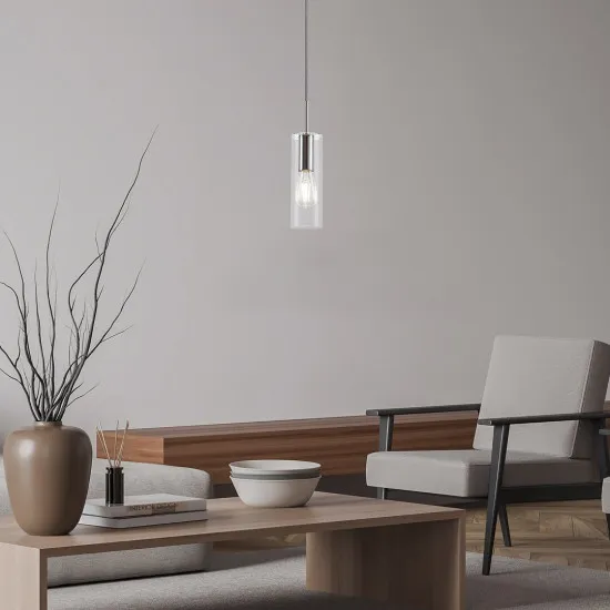 Rábalux Esta króm függesztett lámpa (RAB-72048) E27 1 izzós IP20