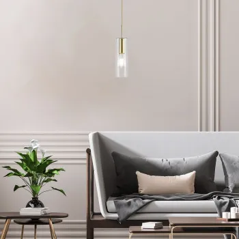 Rábalux Esta matt fekete függesztett lámpa (RAB-72049) E27 1 izzós IP20