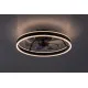 Rábalux Fanfy fekete LED mennyezeti ventilátoros lámpa (RAB-71337) LED 1 izzós IP20
