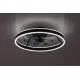 Rábalux Fanfy fekete LED mennyezeti ventilátoros lámpa (RAB-71337) LED 1 izzós IP20