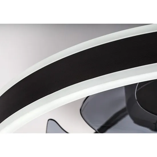Rábalux Fanfy fekete LED mennyezeti ventilátoros lámpa (RAB-71337) LED 1 izzós IP20