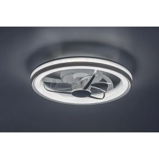 Rábalux Fanricius ezüst LED mennyezeti ventilátoros lámpa (RAB-71335) LED 1 izzós IP20