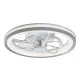 Rábalux Fanricius ezüst LED mennyezeti ventilátoros lámpa (RAB-71335) LED 1 izzós IP20