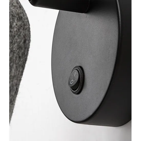 Rábalux Farelia fekete fali spotlámpa (RAB-73005) E14 1 izzós IP20