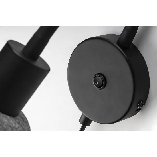 Rábalux Farelia fekete falikar (RAB-73009) E14 1 izzós IP20