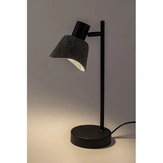 Rábalux Farelia fekete asztali lámpa (RAB-74018) E14 1 izzós IP20