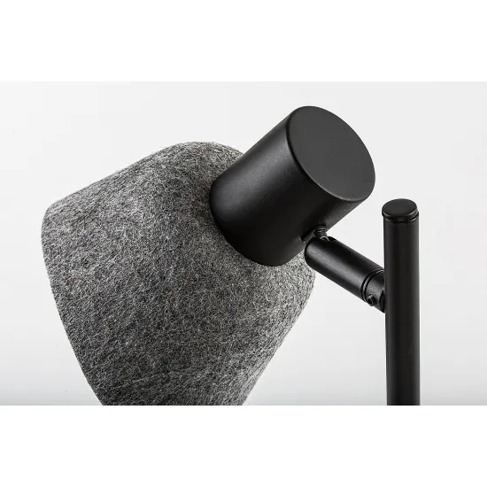 Rábalux Farelia fekete asztali lámpa (RAB-74018) E14 1 izzós IP20