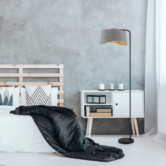 Rábalux Farelia fekete állólámpa (RAB-74019) E27 1 izzós IP20