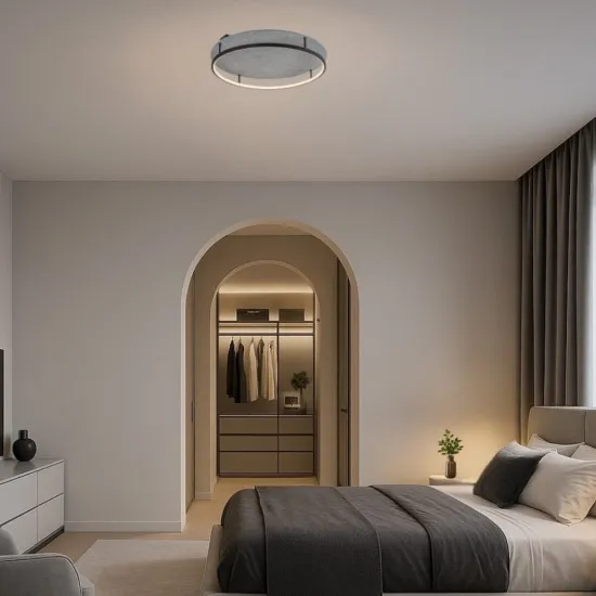 Rábalux Farenzo fekete LED mennyezeti lámpa (RAB-71033) LED 1 izzós IP20