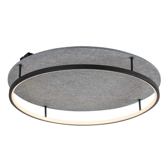 Rábalux Farenzo fekete LED mennyezeti lámpa (RAB-71033) LED 1 izzós IP20