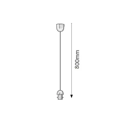 Rábalux Fix bronz függeszték (RAB-9920) E27 1 izzós IP20