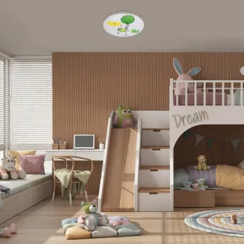 Rábalux Froggo fehér gyerek LED mennyezeti lámpa (RAB-71069) LED 1 izzós IP20