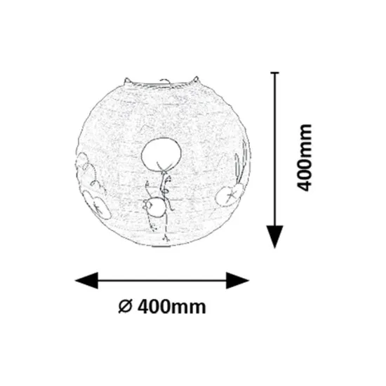 Rábalux Froggo fehér gyerek függeszték (RAB-72070)  1 izzós IP20