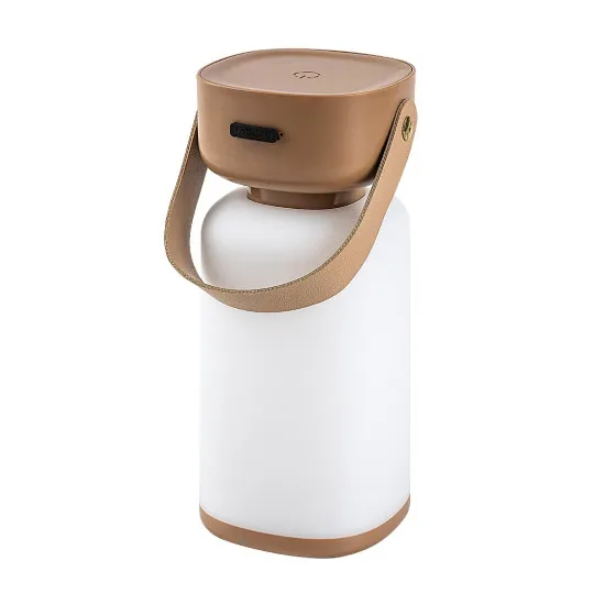 Rábalux Funes barna kültéri hordozható LED asztali lámpa (RAB-77143) LED 1 izzós IP44