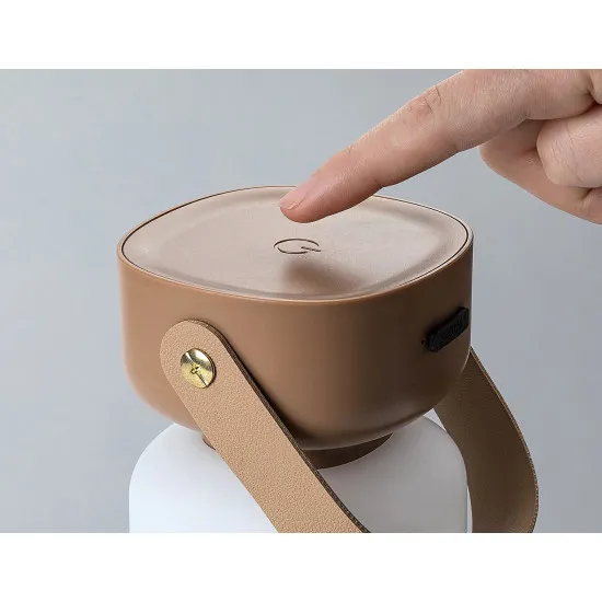 Rábalux Funes barna kültéri hordozható LED asztali lámpa (RAB-77143) LED 1 izzós IP44