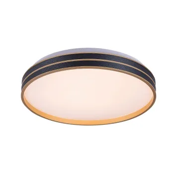 Rábalux Gandor fekete-arany LED mennyezeti lámpa (RAB-71141) LED 1 izzós IP20