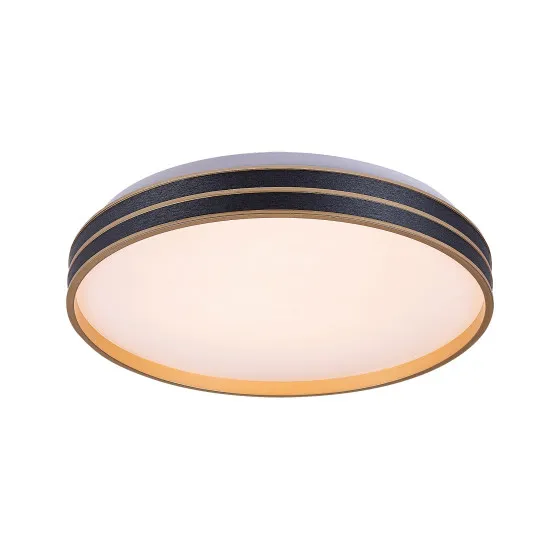 Rábalux Gandor fekete-arany LED mennyezeti lámpa (RAB-71141) LED 1 izzós IP20