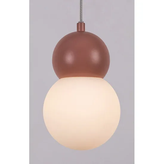 Rábalux Gellia rózsaszín függesztett lámpa (RAB-72280) G9 1 izzós IP20