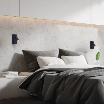 Rábalux Gello fekete LED falikar (RAB-71285) LED 1 izzós IP20