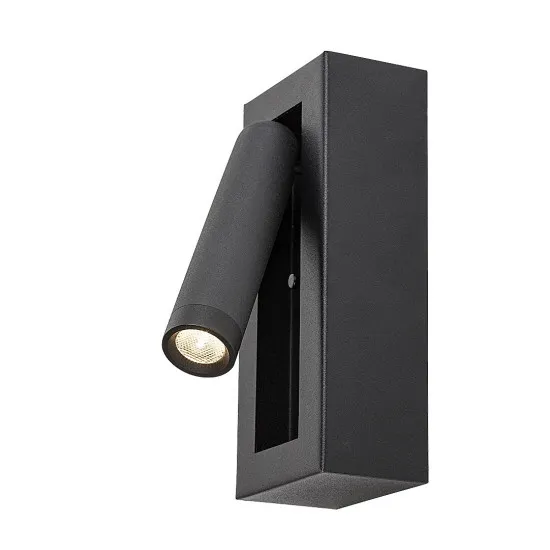 Rábalux Gello fekete LED falikar (RAB-71285) LED 1 izzós IP20