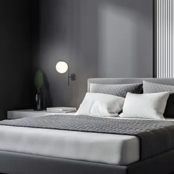 Rábalux Ghita fekete falikar (RAB-71139) E27 1 izzós IP20