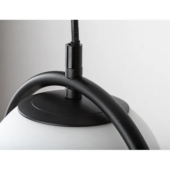 Rábalux Ghita fekete függesztett lámpa (RAB-72029) E27 2 izzós IP20