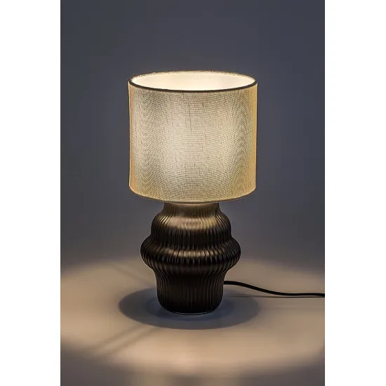 Rábalux Glimo fekete asztali lámpa (RAB-74058) E14 1 izzós IP20