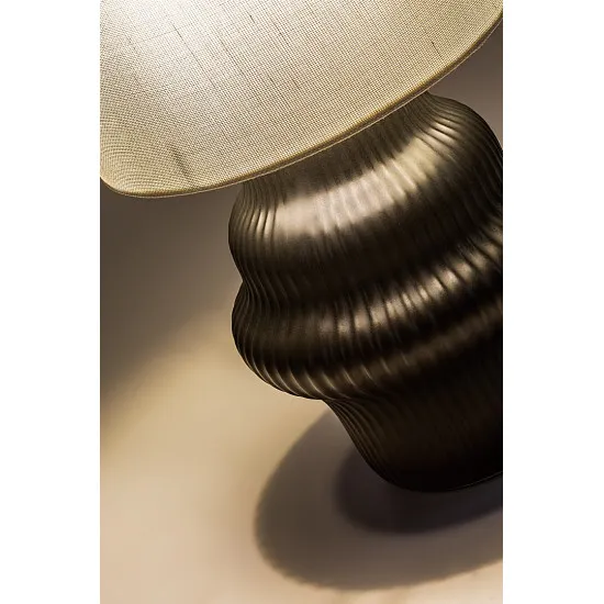 Rábalux Glimo fekete asztali lámpa (RAB-74058) E14 1 izzós IP20