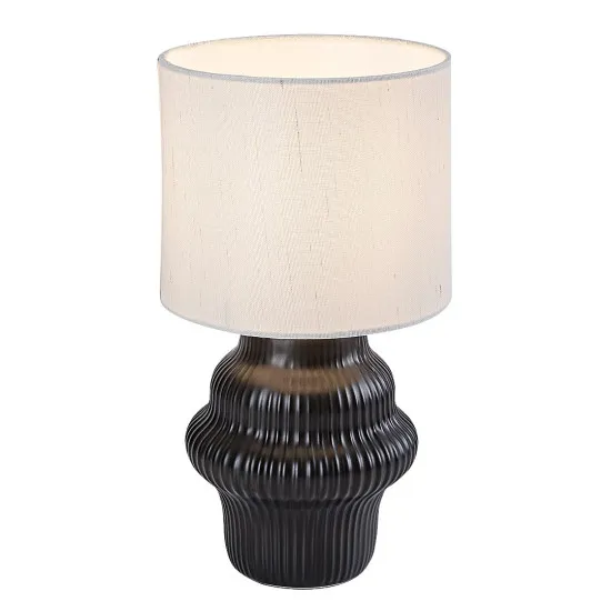 Rábalux Glimo fekete asztali lámpa (RAB-74058) E14 1 izzós IP20