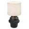 Rábalux Glimo fekete asztali lámpa (RAB-74058) E14 1 izzós IP20