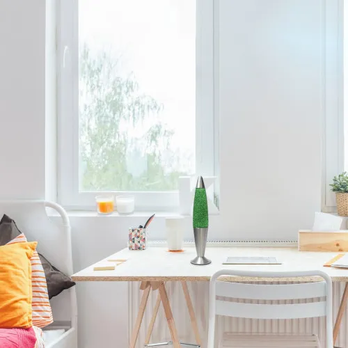 Rábalux Glitter 2 ezüst LED asztali lámpa (RAB-76113) LED 1 izzós IP20
