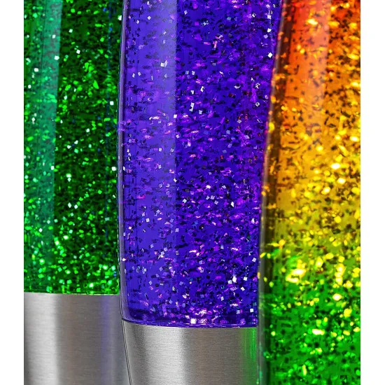 Rábalux Glitter 2 ezüst LED asztali lámpa (RAB-76115) LED 1 izzós IP20