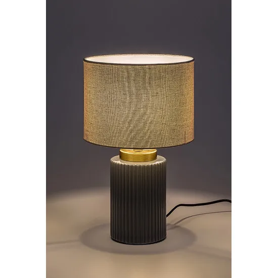 Rábalux Glovy szürke asztali lámpa (RAB-74045) E14 1 izzós IP20