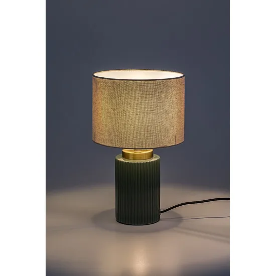 Rábalux Glovy zöld asztali lámpa (RAB-74046) E14 1 izzós IP20