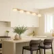 Rábalux Glowbells grézs-fehér függesztett lámpa (RAB-72462) G9 5 izzós IP20