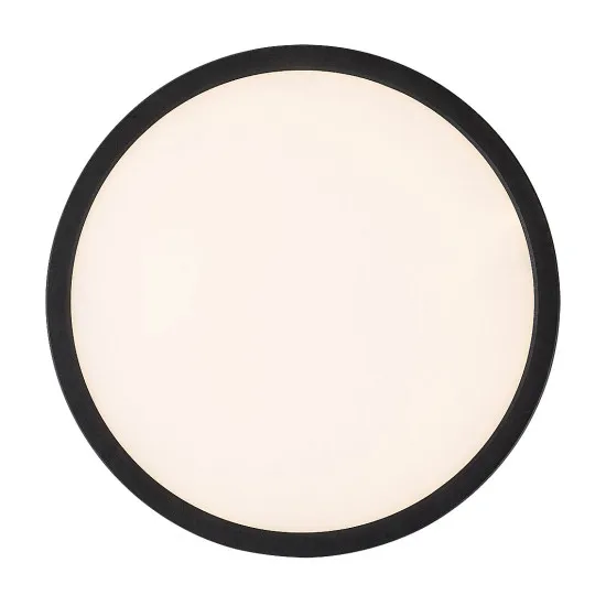 Rábalux Gonzalo fekete LED mennyezetbe építhető lámpa (RAB-71097) LED 1 izzós IP20