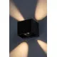 Rábalux Hallstatt antracit LED kültéri fali lámpa (RAB-77168) LED 1 izzós IP54