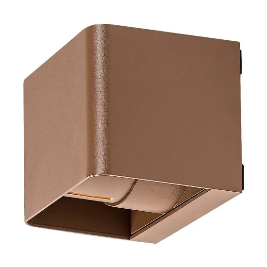 Rábalux Hallstatt barna LED kültéri fali lámpa (RAB-77169) LED 1 izzós IP54